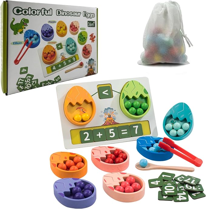 Colour sorting toy set for toddlers