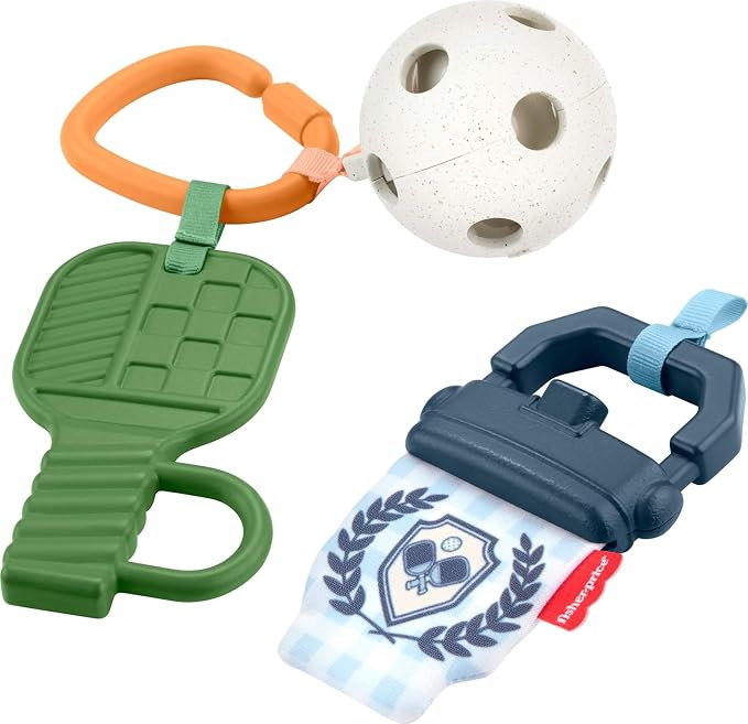 Fisher-Price Mini Me Moments Let's Play Pickleball baby toy set