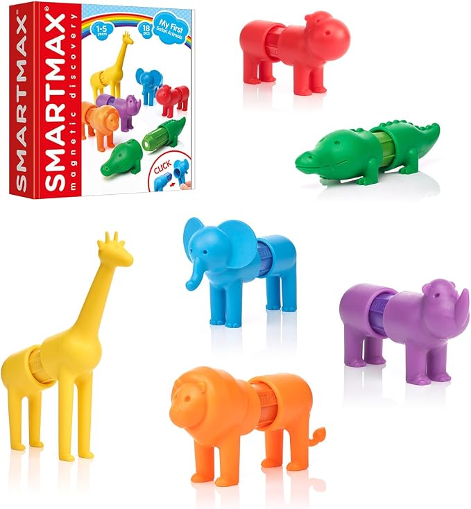 SMART Games My First Safari Animals spatial stacking toy