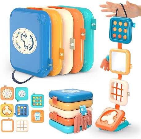 YOLOMOON sensory busy cube for babies and toddlers